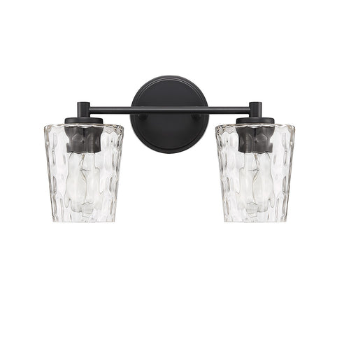 Savoy House 8-5606-2-BK Two Light Bathroom Vanity, Matte Black (2)