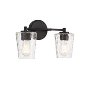 Savoy House 8-5606-2-BK Two Light Bathroom Vanity, Matte Black (3)