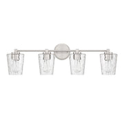 Savoy House 8-5606-4-SN Four Light Bathroom Vanity, Satin Nickel (2)