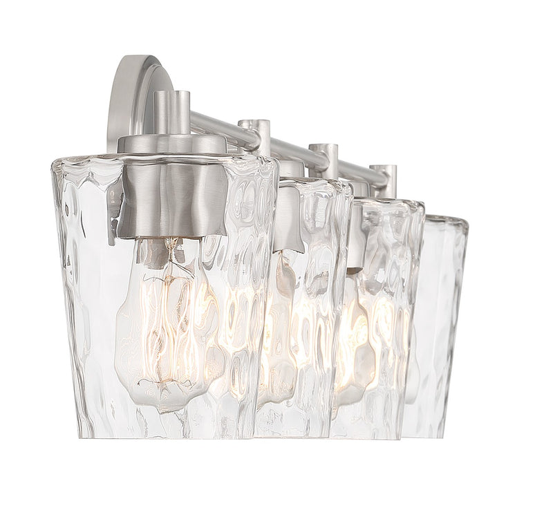 Savoy House 8-5606-4-SN Four Light Bathroom Vanity, Satin Nickel (5)