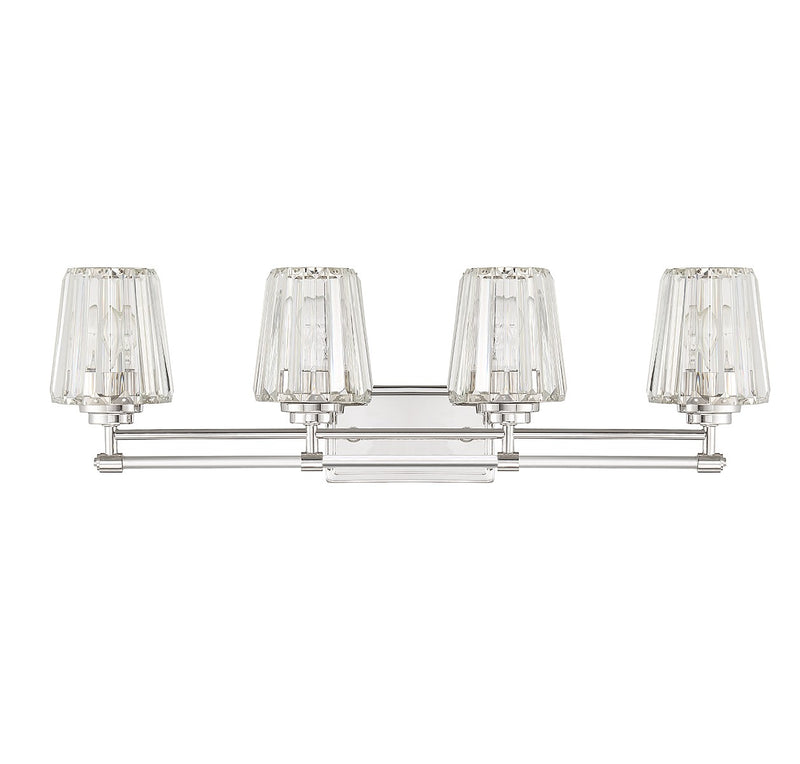 Savoy House 8-6001-4-109 Four Light Bathroom Vanity, Polished Nickel (2)