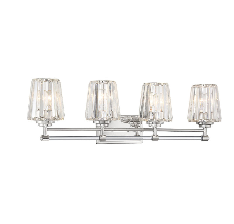 Savoy House 8-6001-4-109 Four Light Bathroom Vanity, Polished Nickel (3)