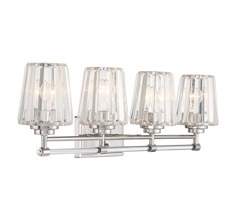 Savoy House 8-6001-4-109 Four Light Bathroom Vanity, Polished Nickel (4)