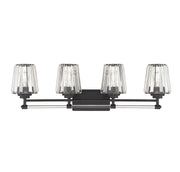 Savoy House 8-6001-4-BK Four Light Bathroom Vanity, Matte Black (2)