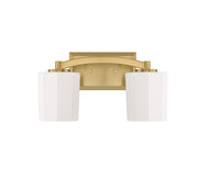 Savoy House 8-7710-2-322 Two Light Bathroom Vanity, Warm Brass (2)