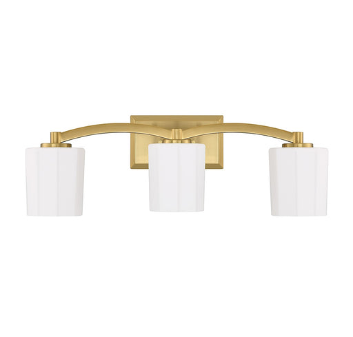 Savoy House 8-7710-3-322 Three Light Bathroom Vanity, Warm Brass (2)