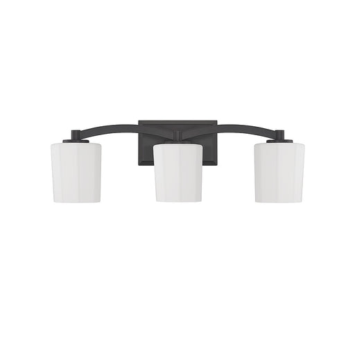Savoy House 8-7710-3-BK Three Light Bathroom Vanity, Matte Black (2)