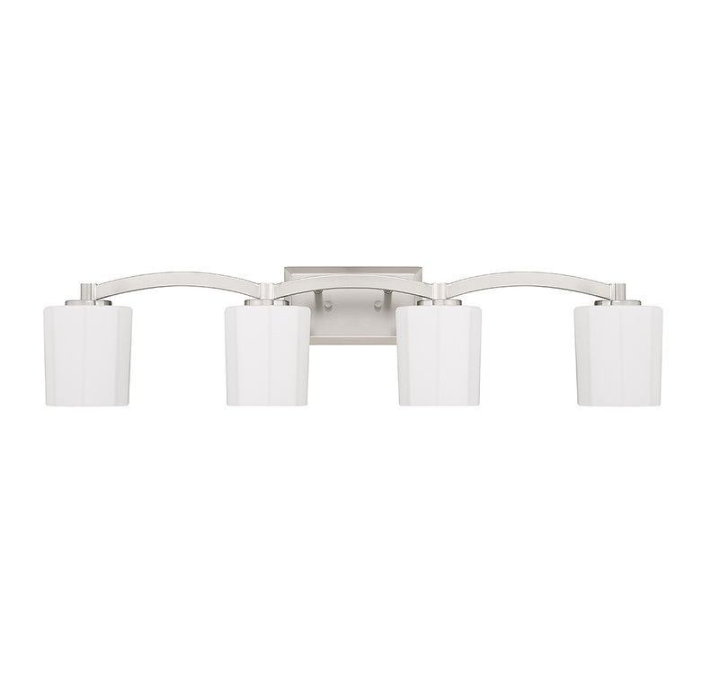 Savoy House 8-7710-4-SN Four Light Bathroom Vanity, Satin Nickel (2)