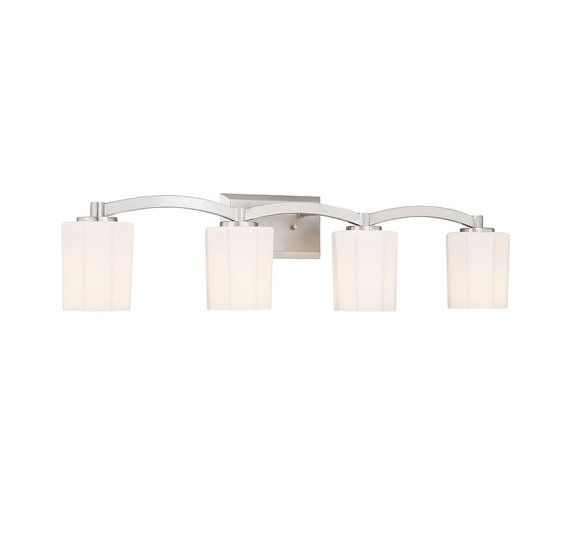 Savoy House 8-7710-4-SN Four Light Bathroom Vanity, Satin Nickel (3)