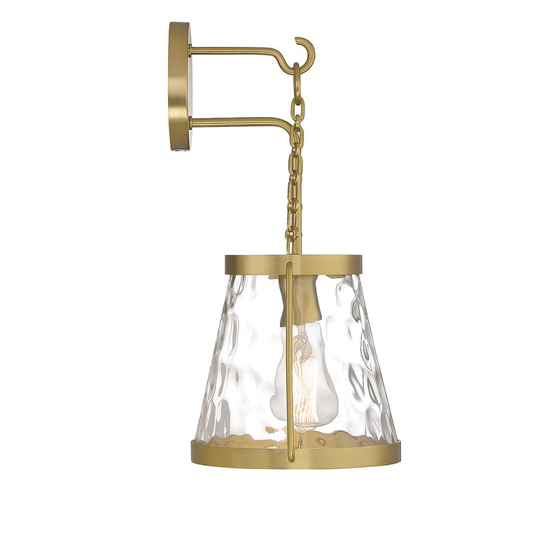Savoy House 9-1801-1-322 One Light Wall Sconce, Warm Brass (5)