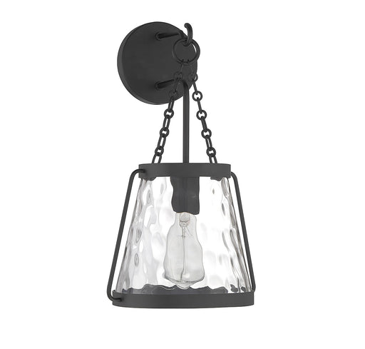 Savoy House 9-1801-1-89 One Light Wall Sconce, Matte Black (2)