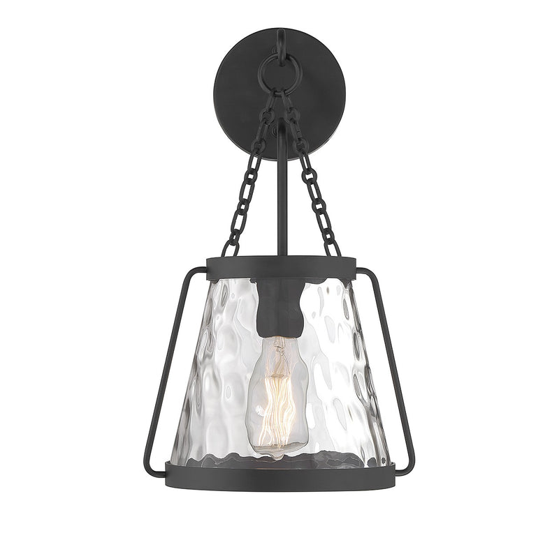 Savoy House 9-1801-1-89 One Light Wall Sconce, Matte Black (3)