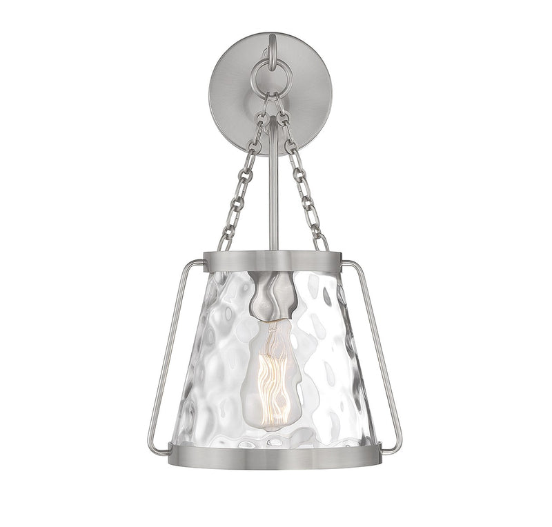 Savoy House 9-1801-1-SN One Light Wall Sconce, Satin Nickel (3)