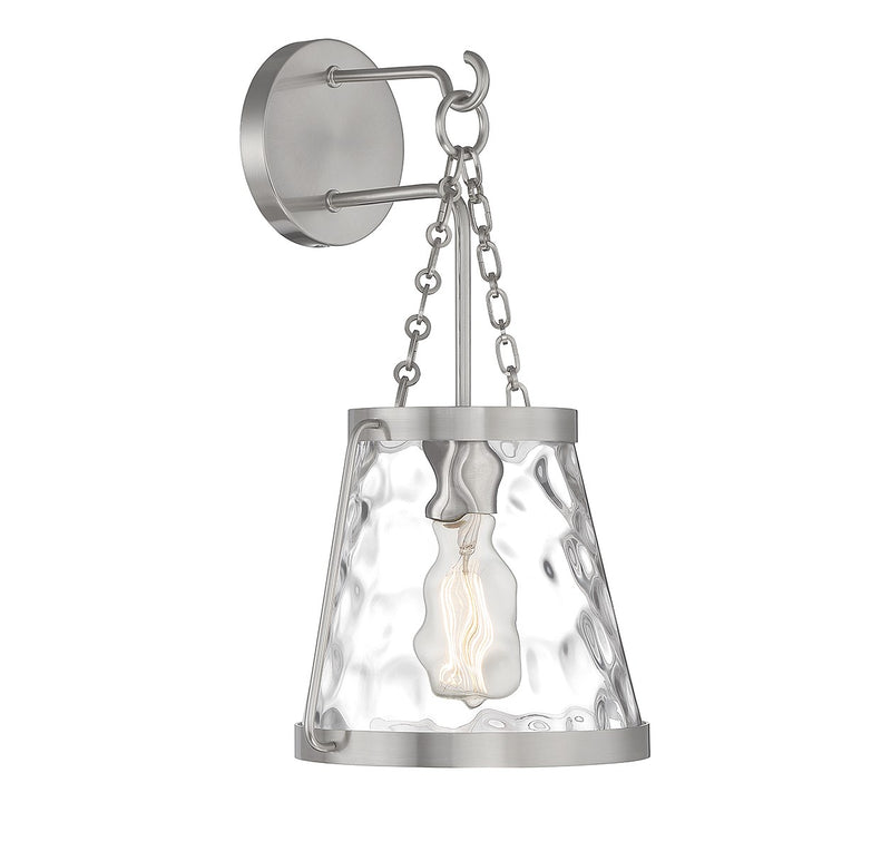 Savoy House 9-1801-1-SN One Light Wall Sconce, Satin Nickel (4)