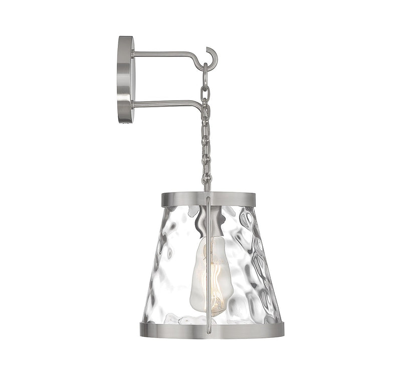 Savoy House 9-1801-1-SN One Light Wall Sconce, Satin Nickel (5)
