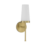 Savoy House 9-2801-1-322 One Light Wall Sconce, Warm Brass (2)