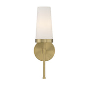 Savoy House 9-2801-1-322 One Light Wall Sconce, Warm Brass (3)