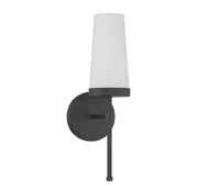Savoy House 9-2801-1-89 One Light Wall Sconce, Matte Black (2)