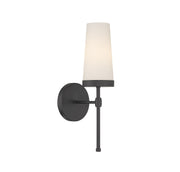 Savoy House 9-2801-1-89 One Light Wall Sconce, Matte Black (4)