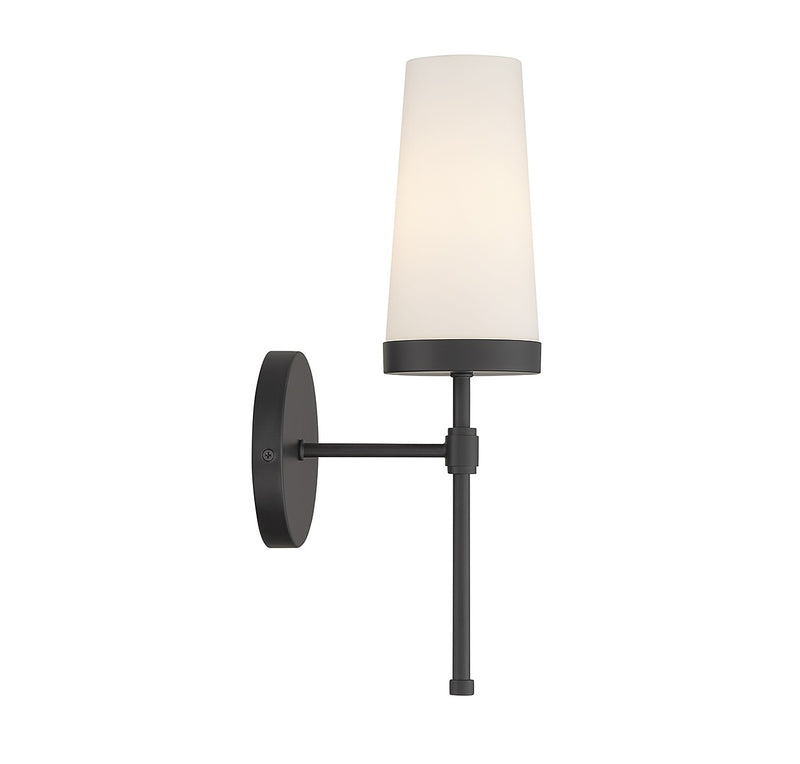 Savoy House 9-2801-1-89 One Light Wall Sconce, Matte Black (5)