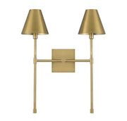 Savoy House 9-5202-2-322 Two Light Wall Sconce, Warm Brass (2)