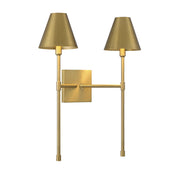 Savoy House 9-5202-2-322 Two Light Wall Sconce, Warm Brass (3)