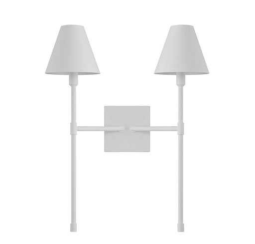 Savoy House 9-5202-2-83 Two Light Wall Sconce, Bisque White (2)