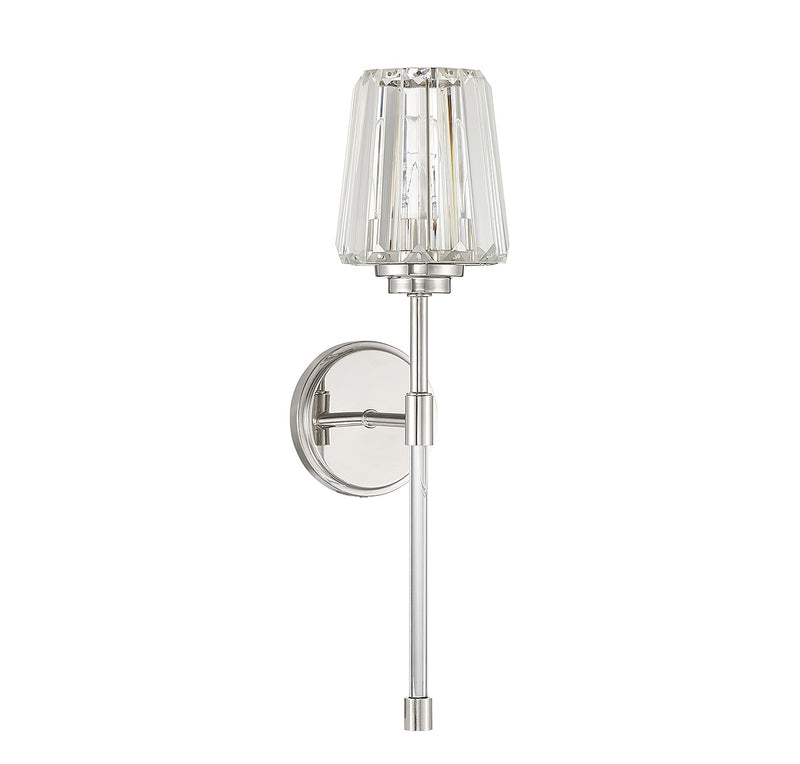 Savoy House 9-6001-1-109 One Light Wall Sconce, Polished Nickel (2)