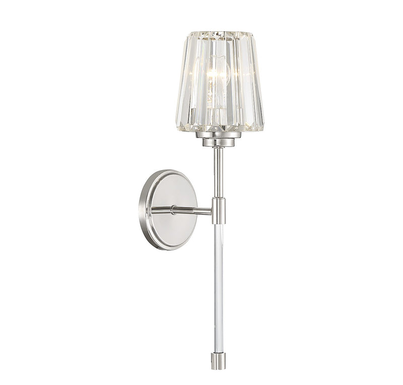 Savoy House 9-6001-1-109 One Light Wall Sconce, Polished Nickel (4)