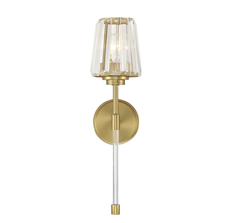 Savoy House 9-6001-1-322 One Light Wall Sconce, Warm Brass (3)
