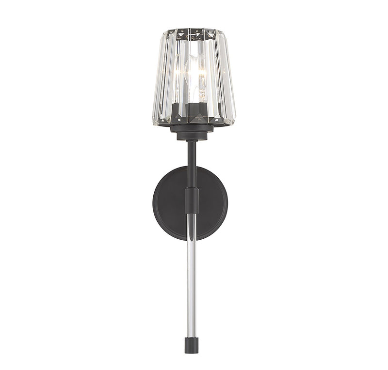 Savoy House 9-6001-1-89 One Light Wall Sconce, Matte Black (3)