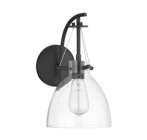 Savoy House 9-7005-1-89 One Light Wall Sconce, Matte Black (2)
