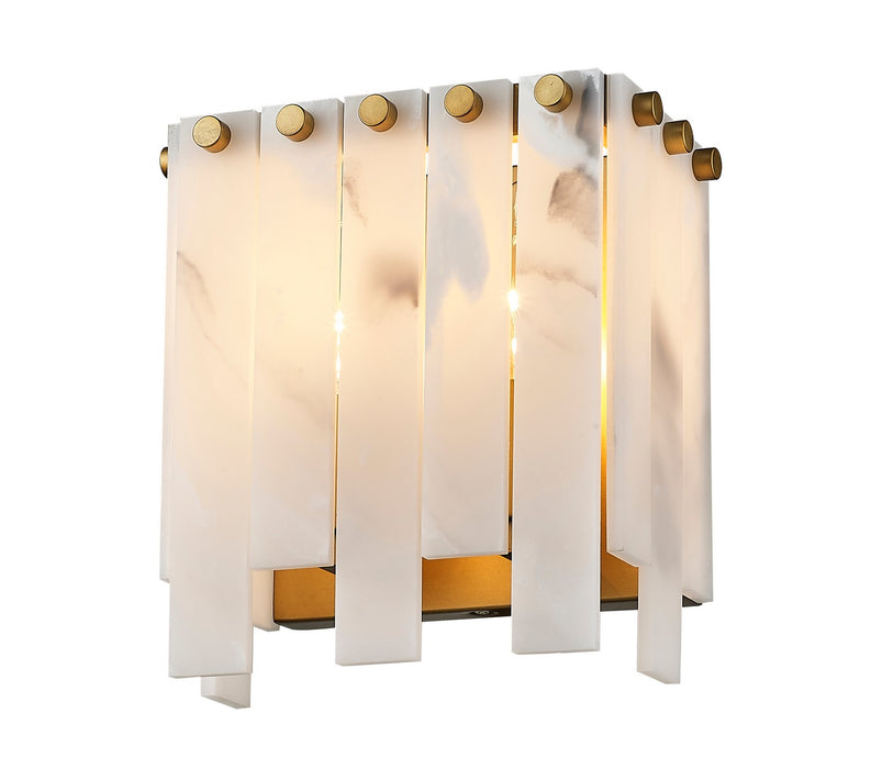 Z-Lite 345-2S-RB Viviana Two Light Wall Sconce, Rubbed Brass Alternate Image.jpg