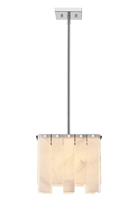 Z-Lite 345P12-PN Viviana One Light Pendant, Polished Nickel Alternate Image 2.jpg