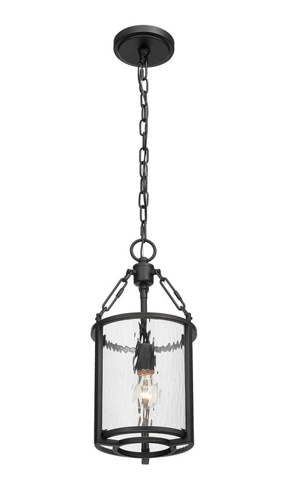 Z-Lite 346P8-MB Barrington One Light Pendant, Matte Black Alternate Image.jpg