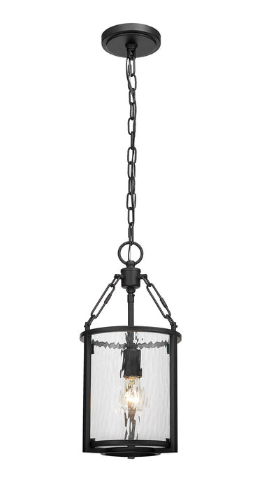 Z-Lite 346P8-MB Barrington One Light Pendant, Matte Black Alternate Image 2.jpg