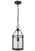 Z-Lite 346P8-MB Barrington One Light Pendant, Matte Black Alternate Image 3.jpg