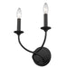 Z-Lite 3500-2S-MB Arabella Two Light Wall Sconce, Matte Black Alternate Image.jpg