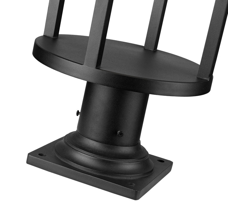 Z-Lite 517PHB-533PM-BK-LED Luca LED Outdoor Pier Mount, Black Alternate Image 4.jpg