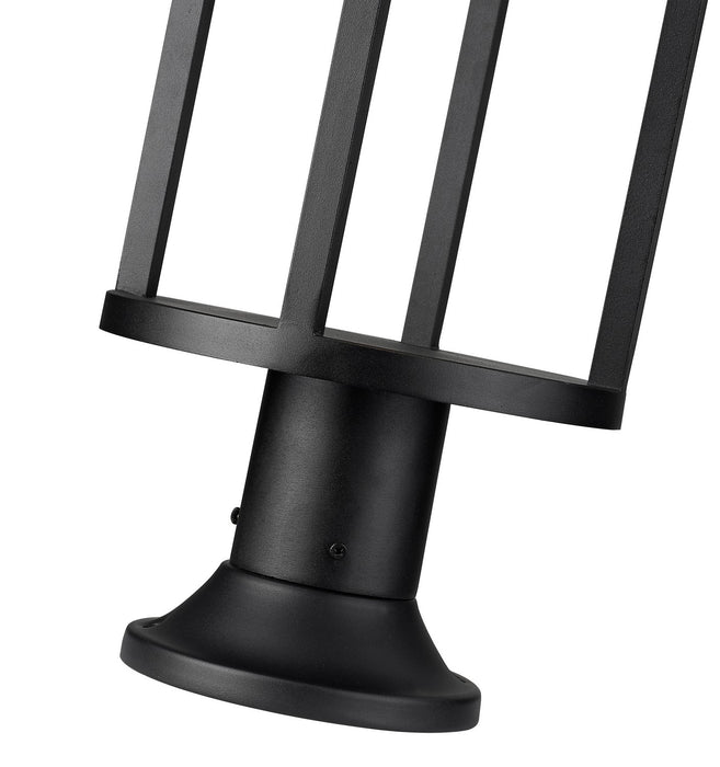 Z-Lite 517PHB-553PM-BK-LED Luca LED Outdoor Pier Mount, Black Alternate Image 4.jpg