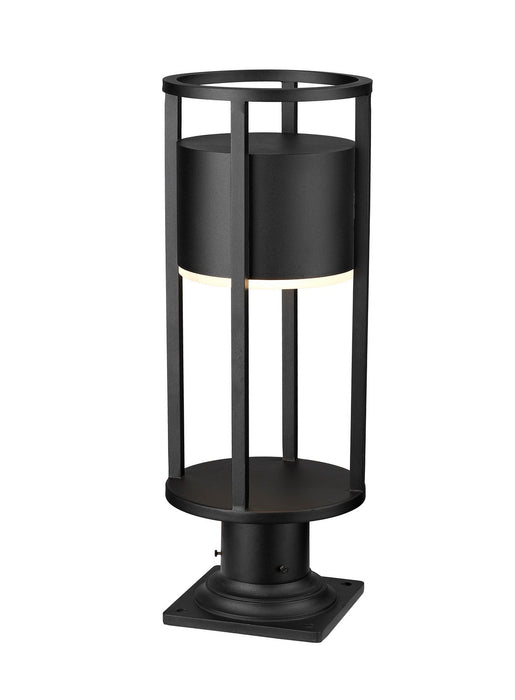 Z-Lite 517PHM-533PM-BK-LED Luca LED Outdoor Pier Mount, Black Alternate Image.jpg