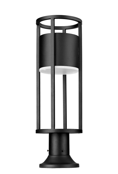 Z-Lite 517PHM-553PM-BK-LED Luca LED Outdoor Pier Mount, Black Alternate Image 3.jpg