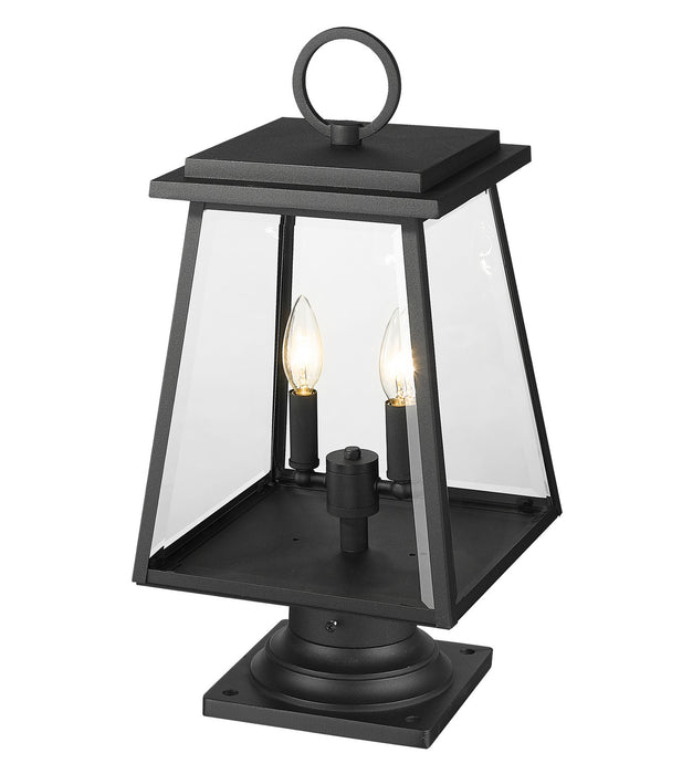 Z-Lite 521PHMR-533PM-BK Broughton Two Light Outdoor Pier Mount, Black Alternate Image.jpg