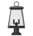 Z-Lite 521PHMR-533PM-BK Broughton Two Light Outdoor Pier Mount, Black Alternate Image 2.jpg