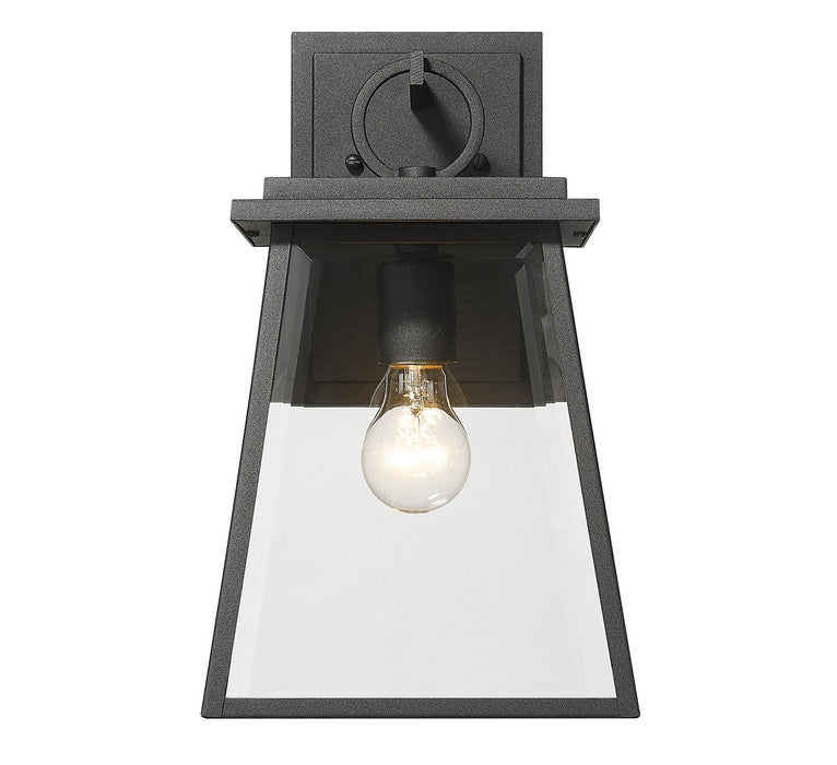 Z-Lite 521S-BK Broughton One Light Outdoor Wall Sconce, Black Alternate Image 2.jpg