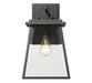 Z-Lite 521S-BK Broughton One Light Outdoor Wall Sconce, Black Alternate Image 2.jpg