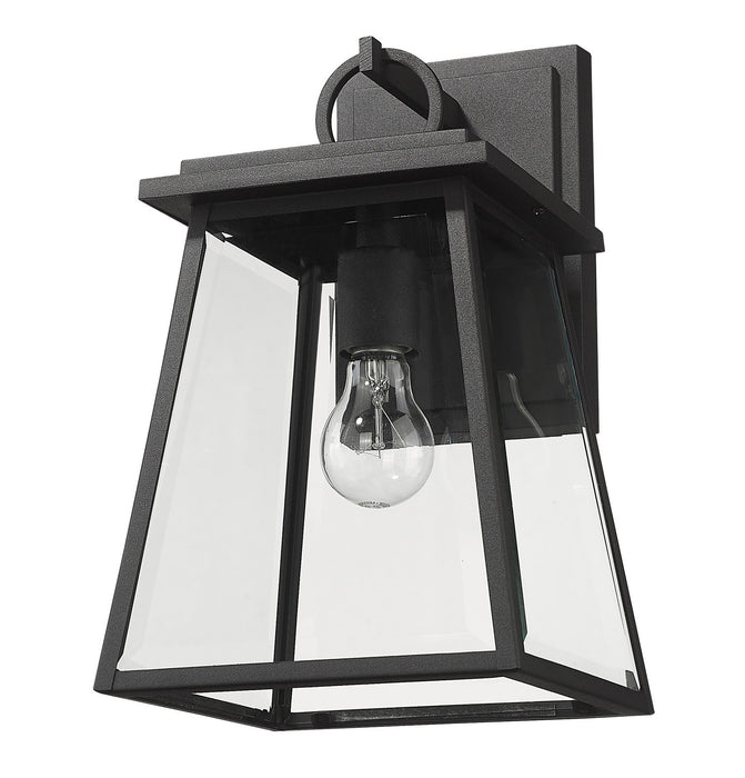 Z-Lite 521S-BK Broughton One Light Outdoor Wall Sconce, Black Alternate Image 3.jpg