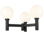 Z-Lite 597BP3-BK Laurent Three Light Outdoor Post Mount, Black Alternate Image 2.jpg