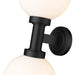 Z-Lite 597M2-BK Laurent Two Light Outdoor Wall Sconce, Black Alternate Image 4.jpg