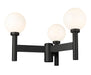 Z-Lite 597MP3-BK Laurent Three Light Outdoor Post Mount, Black Alternate Image 2.jpg